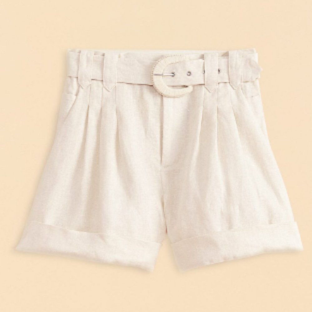 FARM Rio - Off-White Tailored Shorts